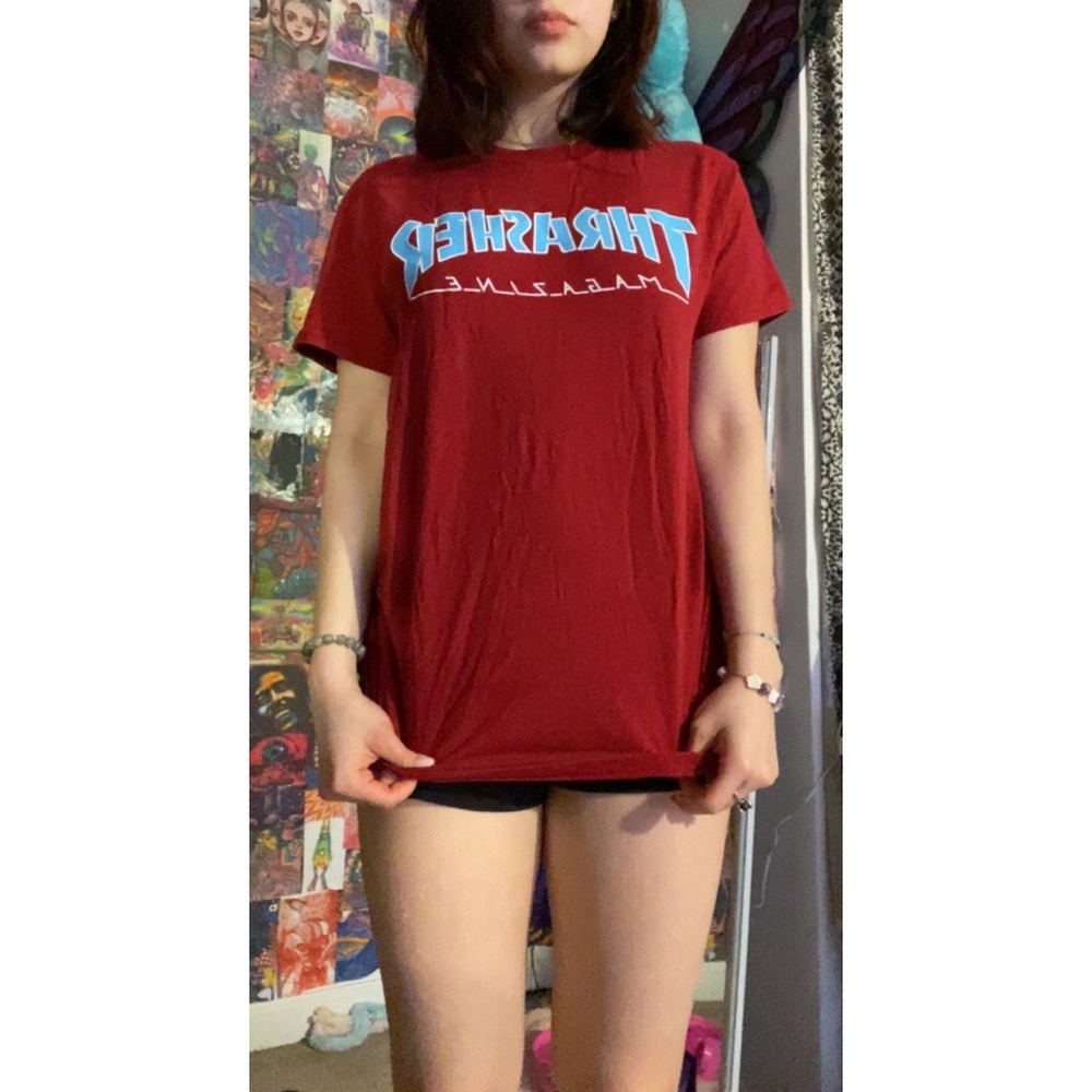 red thrasher t shirt